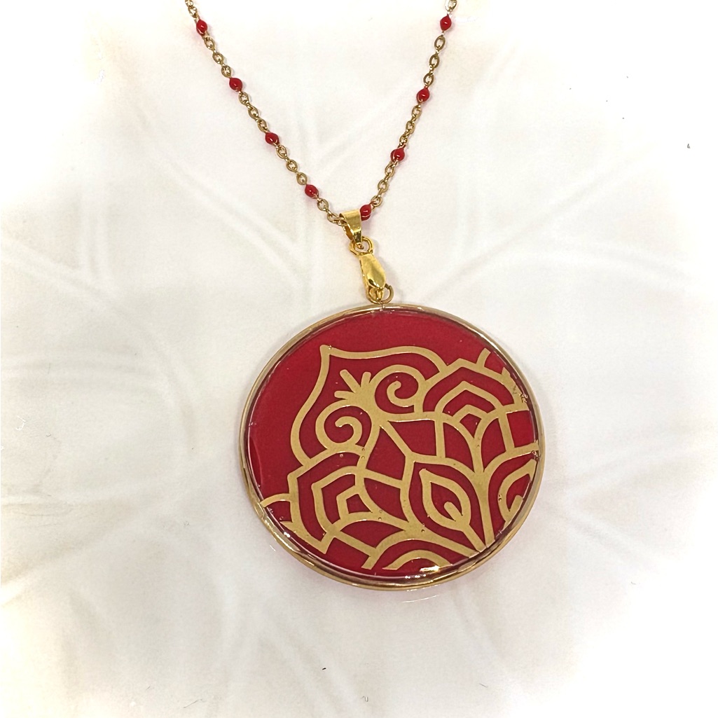 Golden Flame Mandala